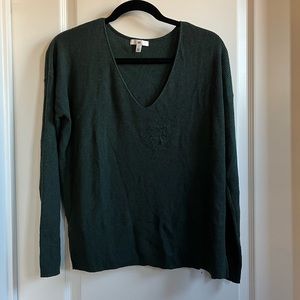 BP Dark Green V-Neck Sweater